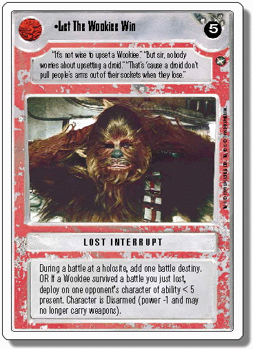 Let The Wookiee Win (WB)