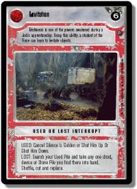 star wars ccg dagobah limited levitation