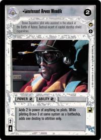 star wars ccg theed palace lieutenant arven wendik