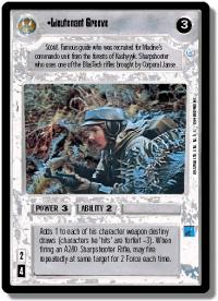 star wars ccg endor lieutenant greeve