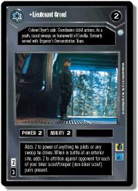 star wars ccg endor lieutenant grond