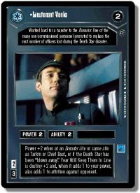 star wars ccg dagobah revised lieutenant venka wb