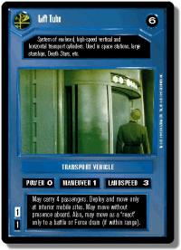 star wars ccg premiere unlimited lift tube dark wb