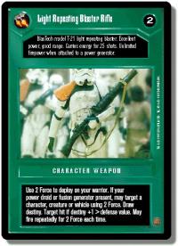 star wars ccg premiere unlimited light repeating blaster rifle wb