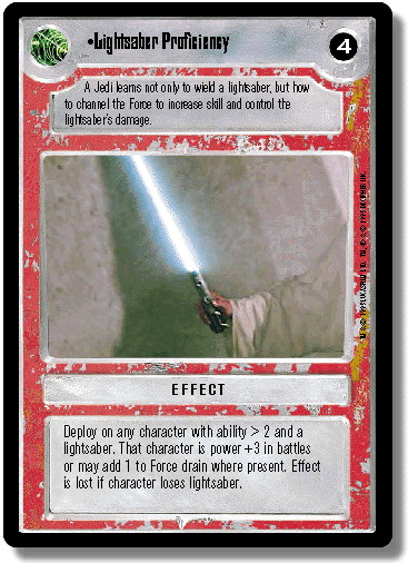 Lightsaber Proficiency (WB)