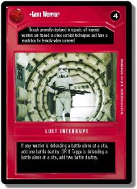 star wars ccg premiere unlimited lone warrior wb