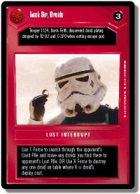 star wars ccg premiere unlimited look sir droids wb