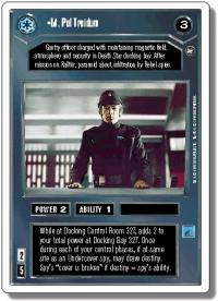 star wars ccg a new hope revised lt pol treidum wb