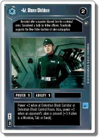 star wars ccg a new hope revised lt shann childsen wb