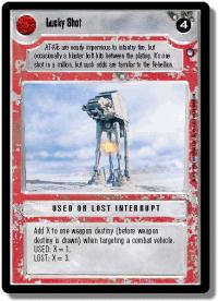 star wars ccg hoth limited lucky shot
