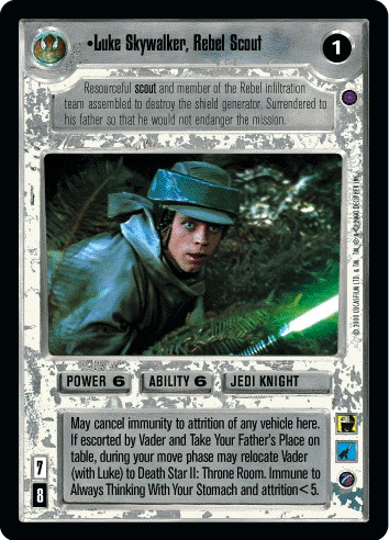 Luke Skywalker, Rebel Scout (FOIL)