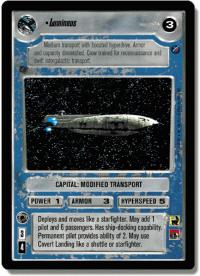 star wars ccg death star ii luminous