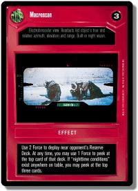 star wars ccg premiere unlimited macroscan wb