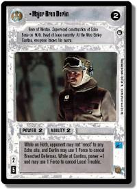 star wars ccg hoth limited major bren derlin