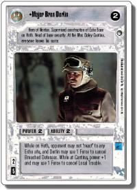 star wars ccg hoth revised major bren derlin wb