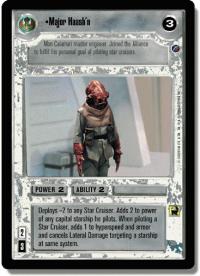 star wars ccg death star ii major haash n