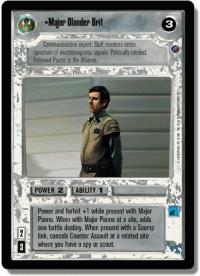 star wars ccg death star ii major olander brit