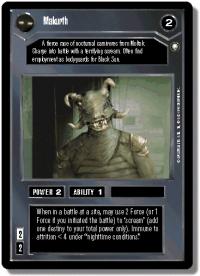 star wars ccg special edition makurth