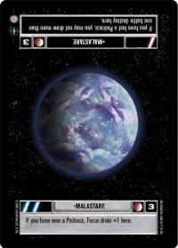 star wars ccg coruscant malastare light