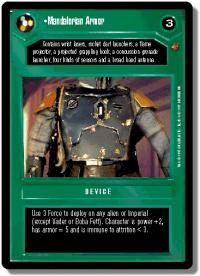 star wars ccg cloud city mandalorian armor