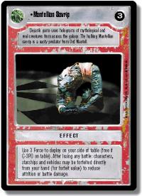 star wars ccg premiere limited mantellian savrip