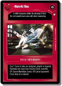 star wars ccg special edition masterful move
