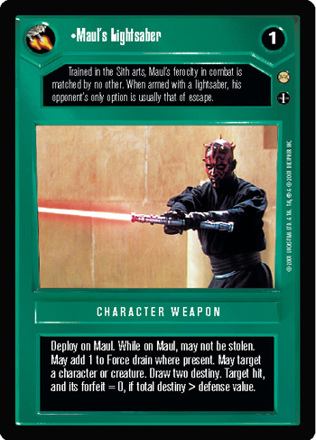 Maul's Lightsaber