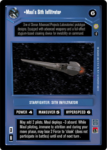 Maul's Sith Infiltrator (AI) (FOIL)