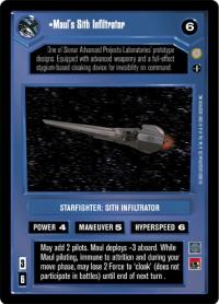 star wars ccg coruscant maul s sith infiltrator ai