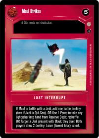 star wars ccg coruscant maul strikes