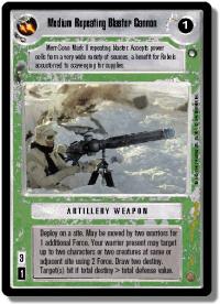 star wars ccg hoth limited medium repeating blaster cannon