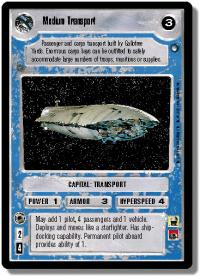 star wars ccg hoth limited medium transport