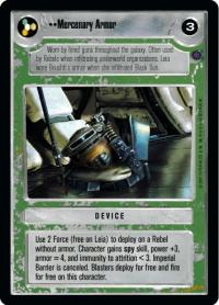 star wars ccg reflections ii premium mercenary armor