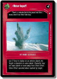 star wars ccg hoth limited meteor impact