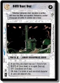 star wars ccg a new hope limited m hyd binary driod