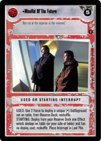 star wars ccg coruscant mindful of the future