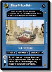 star wars ccg a new hope limited mobquet a 1 deluxe floater