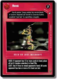 star wars ccg a new hope limited monnok