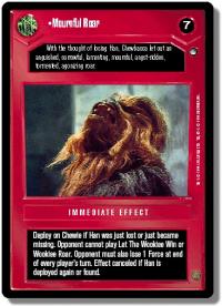 star wars ccg hoth limited mournful roar