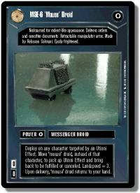 star wars ccg premiere limited mse 6 mouse driod