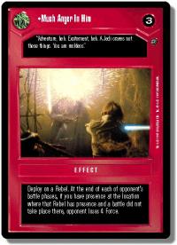 star wars ccg dagobah revised much anger in him wb