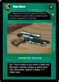 star wars ccg coruscant naboo blaster