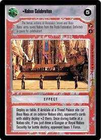 star wars ccg theed palace naboo celebration