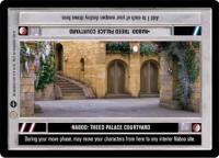 star wars ccg coruscant naboo theed palace courtyard dark