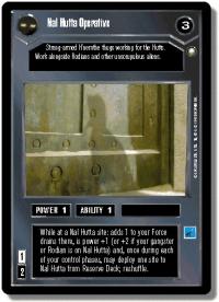 star wars ccg special edition nal hutta operative