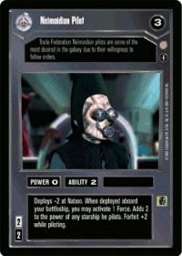 star wars ccg coruscant neimoidian pilot