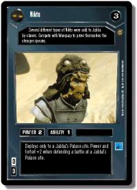 star wars ccg jabbas palace nikto