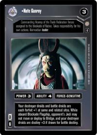 star wars ccg coruscant nute gunray