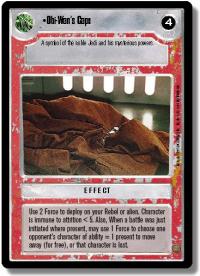 star wars ccg premiere limited obi wan s cape