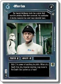 star wars ccg a new hope revised officer evax wb